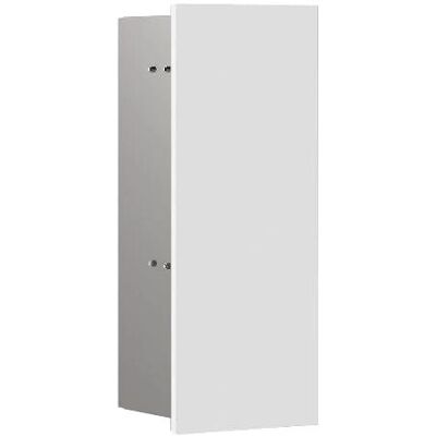 Emco Wall-Mounted Toilet Brush & Paper Holder - Pure Series Emco Wall-Mounted Toilet Brush & Paper Holder - Pure Series