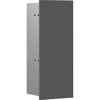 emco Bürstengarnitur -Modul asis pure Türanschlag links, Unterputz, 435mm, diamantgrau matt emco Bürstengarnitur -Modul asis pure Türanschlag links, Unterputz, 435mm, diamantgrau matt