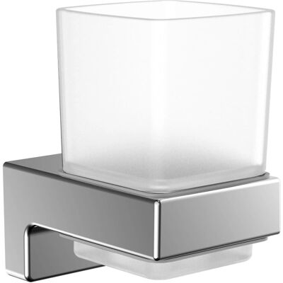 Emco - Glashouder van kristal en chroom - Wandmodel - Producttype Emco - Glashouder van kristal en chroom - Wandmodel - Producttype