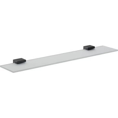 Emco Loft Badezimmerablage - Satiniertes Kristallglas 600mm, Schwarz Emco Loft Badezimmerablage - Satiniertes Kristallglas 600mm, Schwarz