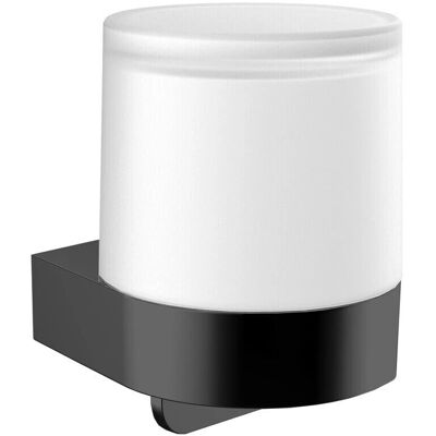 Emco Flow Black Satin Finish Wall-Mounted Liquid Soap Dispenser Emco Flow Black Satin Finish Wall-Mounted Liquid Soap Dispenser