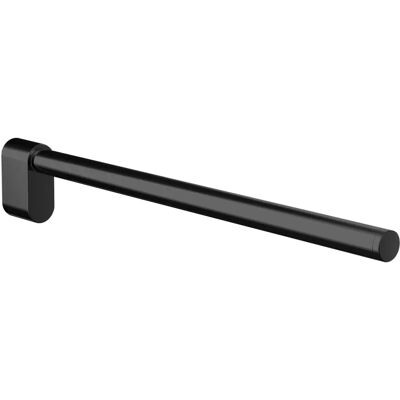 Emco Flow - Black Wall-Mounted Single Arm Towel Bar Emco Flow - Black Wall-Mounted Single Arm Towel Bar