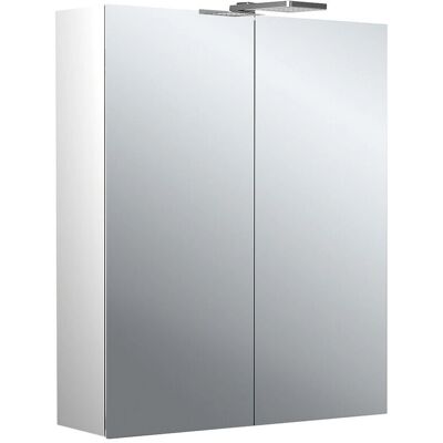 Emco Pure 2 Aluminium Badspiegelschrank - LED, 2 Türen Emco Pure 2 Aluminium Badspiegelschrank - LED, 2 Türen
