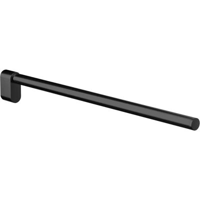 Emco Flow Black-Matt 430mm Single-Arm Wall Towel Rack - Towel Rack Emco Flow Black-Matt 430mm Single-Arm Wall Towel Rack - Towel Rack