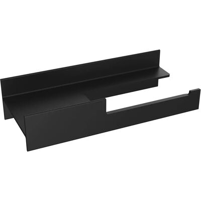 Emco Aura Toilettenpapierhalter - Schwarz-Matt - Badezimmer-Accessoire Emco Aura Toilettenpapierhalter - Schwarz-Matt - Badezimmer-Accessoire