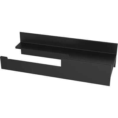 Emco Aura Toilettenpapierhalter - Schwarz-matt - Badezimmerzubehör Emco Aura Toilettenpapierhalter - Schwarz-matt - Badezimmerzubehör