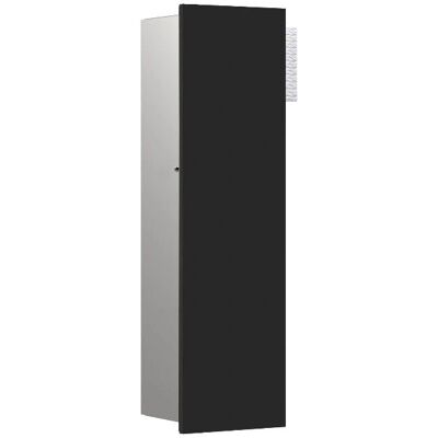 Módulo WC empotrado Emco - Negro mate - 600x170mm - Montaje encastrado Módulo WC empotrado Emco - Negro mate - 600x170mm - Montaje encastrado