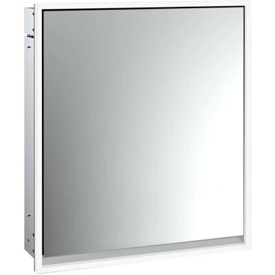 Emco Loft LED-Spiegelschrank - 600x733mm - Aluminium/Spiegel Emco Loft LED-Spiegelschrank - 600x733mm - Aluminium/Spiegel