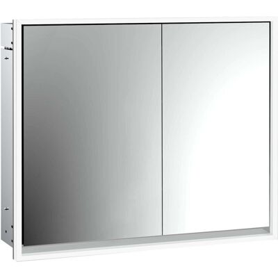 Emco Badezimmer Spiegelkasten - LED, 2 Türen, Aluminium, 800x733mm Emco Badezimmer Spiegelkasten - LED, 2 Türen, Aluminium, 800x733mm