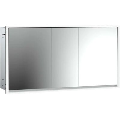 Emco Aluminium/Spiegel LED-Wandspiegelschrank Emco Aluminium/Spiegel LED-Wandspiegelschrank