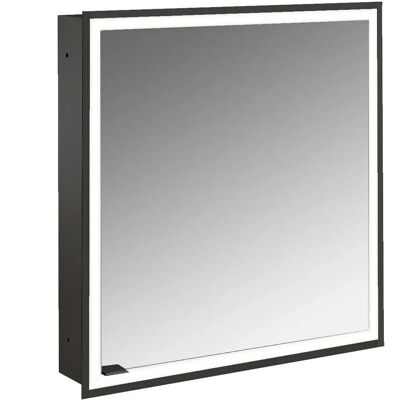 Emco LED-Spiegelschrank 600mm - Soft Close, IP20, Schwarz Emco LED-Spiegelschrank 600mm - Soft Close, IP20, Schwarz