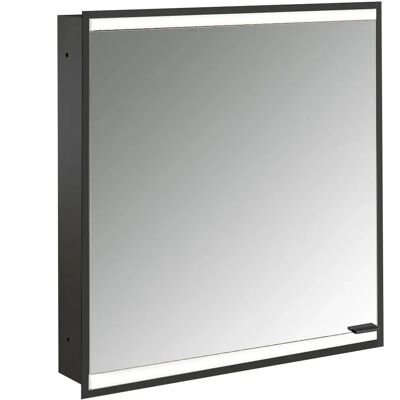 Emco Prime 2 Facelift Spiegelschrank - 600mm, 1 Tür, Schwarz Emco Prime 2 Facelift Spiegelschrank - 600mm, 1 Tür, Schwarz