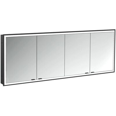 Emco LED-Spiegelschrank Prime Facelift - 1800mm, 4 Türen, Schwarz & Spiegel Emco LED-Spiegelschrank Prime Facelift - 1800mm, 4 Türen, Schwarz & Spiegel