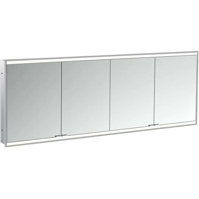 Emco Schwarzes Spiegel-Schranksystem - 1800mm, 4 Türen - Badezimmer Spiegelkasten Emco Schwarzes Spiegel-Schranksystem - 1800mm, 4 Türen - Badezimmer Spiegelkasten