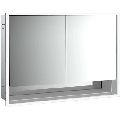 Emco Loft Spiegelschrank - LED, 2 Türen, Offenes Unterfach, 1000mm Emco Loft Spiegelschrank - LED, 2 Türen, Offenes Unterfach, 1000mm