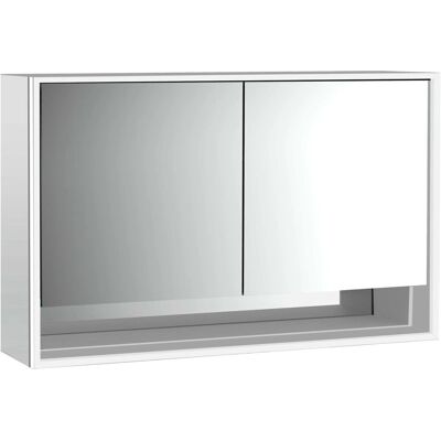 Emco Loft Badezimmer Spiegel Schrank - LED, 2 Türen, Einstellbare Ablagen Emco Loft Badezimmer Spiegel Schrank - LED, 2 Türen, Einstellbare Ablagen