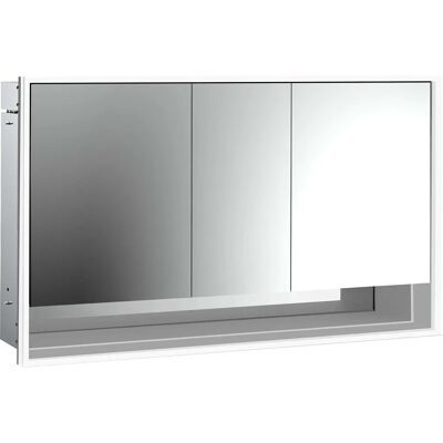 Armario de Espejo Iluminado Emco 1600mm - 3 Puertas, Aluminio Armario de Espejo Iluminado Emco 1600mm - 3 Puertas, Aluminio