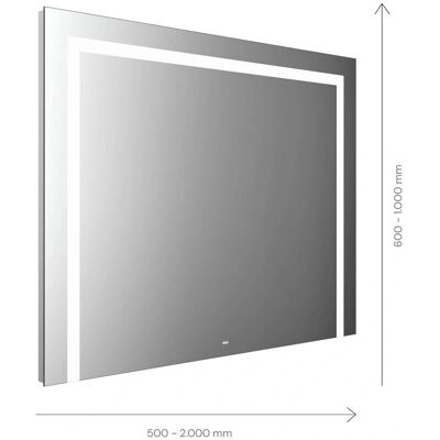 Emco MI 220 LED-Spiegel - Helligkeit & Farbtemperatur - Wandmontage Emco MI 220 LED-Spiegel - Helligkeit & Farbtemperatur - Wandmontage