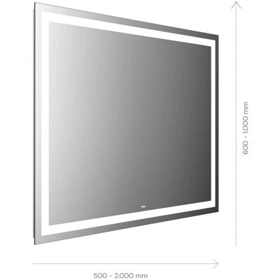 Miroir LED Emco MI 230 - Capteur, réglable, 2700-6500K - Publicité Miroir LED Emco MI 230 - Capteur, réglable, 2700-6500K - Publicité