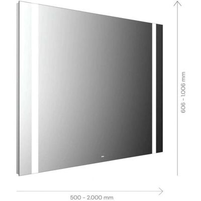Emco MI 500 LED-Lichtspiegel - Sensor, Helligkeit & Farbe - 1900mm Emco MI 500 LED-Lichtspiegel - Sensor, Helligkeit & Farbe - 1900mm