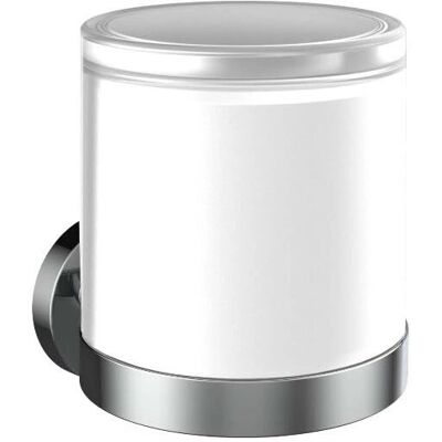 Emco Dispensador de jabón con sensor - Vidrio cristal satinado - Redondo Emco Dispensador de jabón con sensor - Vidrio cristal satinado - Redondo