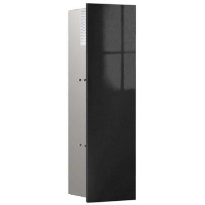 Module WC encastré Emco Pure - Front en verre, charnière droite, 600x170mm - Publicité Module WC encastré Emco Pure - Front en verre, charnière droite, 600x170mm - Publicité