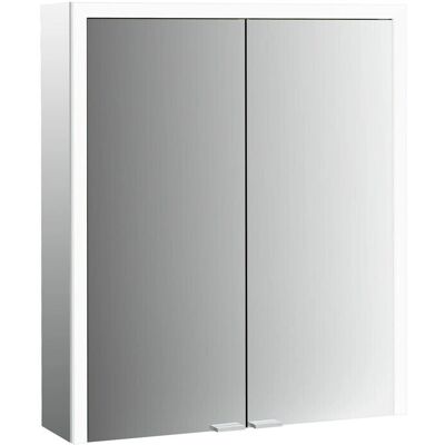 Emco Prime 3 LED-Spiegelschrank - Bad, Aluminium/Spiegel, 600mm Emco Prime 3 LED-Spiegelschrank - Bad, Aluminium/Spiegel, 600mm