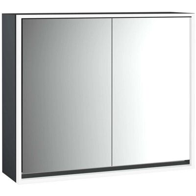 Emco Schwarz/Spiegel Badezimmer Spiegelschrank - 9798133 Emco Schwarz/Spiegel Badezimmer Spiegelschrank - 9798133