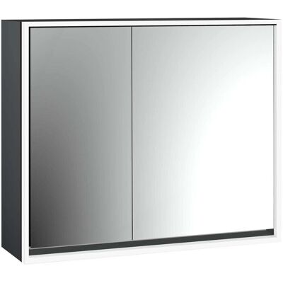 Emco Badezimmer Spiegel mit LED - 2 Türen, Aufputz Emco Badezimmer Spiegel mit LED - 2 Türen, Aufputz