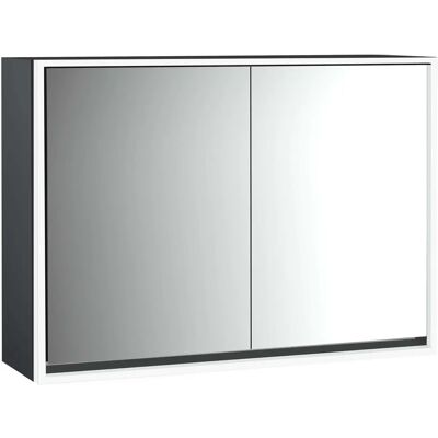 Armoire de salle de bain Emco Loft avec éclairage LED - Montage en surface, 2 portes - Publicité Armoire de salle de bain Emco Loft avec éclairage LED - Montage en surface, 2 portes - Publicité