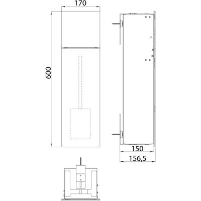 Kronenbach - Cube Design WC-Modul 60 cm - Unterputz Kronenbach - Cube Design WC-Modul 60 cm - Unterputz