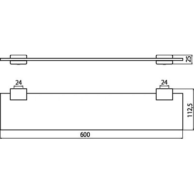 Emco System 2 Kristallglas Ablage - Badregal Emco System 2 Kristallglas Ablage - Badregal
