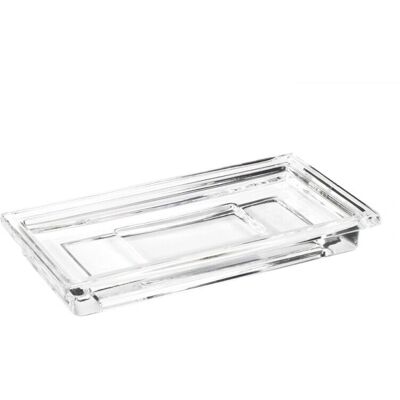 Emco Vara Glasteil - Klarglas - Seifenschale Ersatzglas Emco Vara Glasteil - Klarglas - Seifenschale Ersatzglas