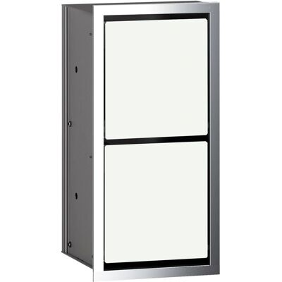 emco WC-Papier-Modul asis - chrom / white - Wandmontiertes WC-Rollenmodul emco WC-Papier-Modul asis - chrom / white - Wandmontiertes WC-Rollenmodul