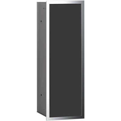 Emco asis Bürstengarnitur-Modul - Wandmontage, chrom/schwarz, 495mm Emco asis Bürstengarnitur-Modul - Wandmontage, chrom/schwarz, 495mm