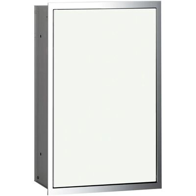 Emco asis Abfallsammler-Modul - Chrom/Weiß - Unterputz - 495mm Emco asis Abfallsammler-Modul - Chrom/Weiß - Unterputz - 495mm