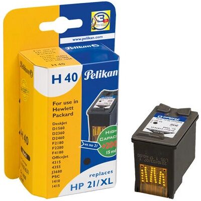 Cartouche d'encre Pelikan H40 - Noir à haut rendement Cartouche d'encre Pelikan H40 - Noir à haut rendement