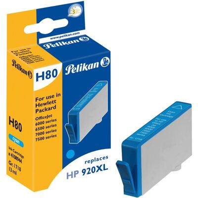 Cartouche d'encre Cyan Pelikan H80 - Fourniture pour Imprimante - Publicité Cartouche d'encre Cyan Pelikan H80 - Fourniture pour Imprimante - Publicité