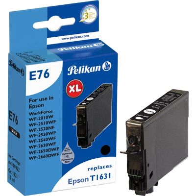 Pelikan T163 (BK) Tintenpatrone - Schwarz - Druckerpatrone Pelikan T163 (BK) Tintenpatrone - Schwarz - Druckerpatrone