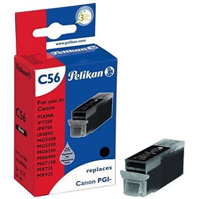 Cartouche d'encre Pelikan C56 BK - Noir à Haute Capacité - Publicité Cartouche d'encre Pelikan C56 BK - Noir à Haute Capacité - Publicité