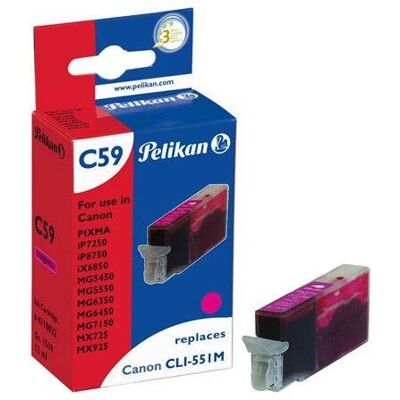 Cartouche d'encre Pelikan C59 M - Cartouche d'imprimante à jet d'encre - Magenta - Publicité Cartouche d'encre Pelikan C59 M - Cartouche d'imprimante à jet d'encre - Magenta - Publicité