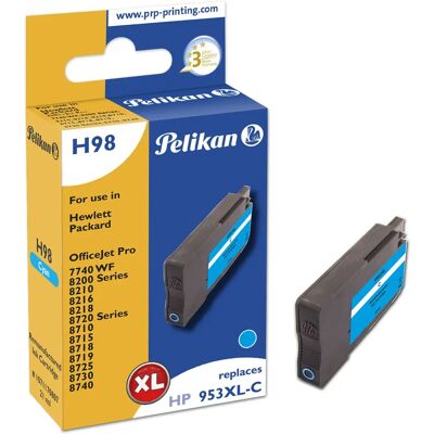 Cartouche d'encre Cyan Pelikan H98 - Grande Capacité Cartouche d'encre Cyan Pelikan H98 - Grande Capacité