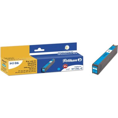 Pelikan - H106 CN626AE - HP971XL - Cartouche d'encre - Publicité Pelikan - H106 CN626AE - HP971XL - Cartouche d'encre - Publicité