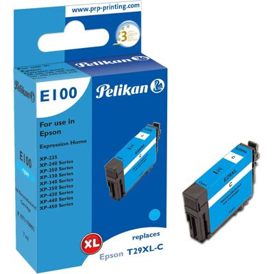 Pelikan - E100 - Cyan - XL - Ink cartridge - Publicité Pelikan - E100 - Cyan - XL - Ink cartridge - Publicité