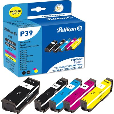 Pelikan Druckerpatrone - Tinte Epson T33XL BK, PHBK, C, M, Y Pelikan Druckerpatrone - Tinte Epson T33XL BK, PHBK, C, M, Y