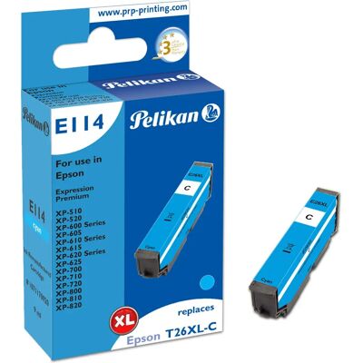 Pelikan - T26XL - Cyan - 9ml - Cartouche d'encre - Publicité Pelikan - T26XL - Cyan - 9ml - Cartouche d'encre - Publicité
