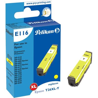 Pelikan - T26XL - Jaune - 9 ml - Cartouche d'encre Pelikan - T26XL - Jaune - 9 ml - Cartouche d'encre