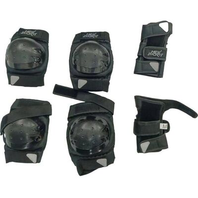 New Sports - Schutzer-Set - Schwarz - Protective set New Sports - Schutzer-Set - Schwarz - Protective set