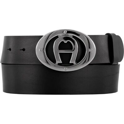 AIGNER Herren Gürtel schwarz Glattleder - Gürtel AIGNER Herren Gürtel schwarz Glattleder - Gürtel