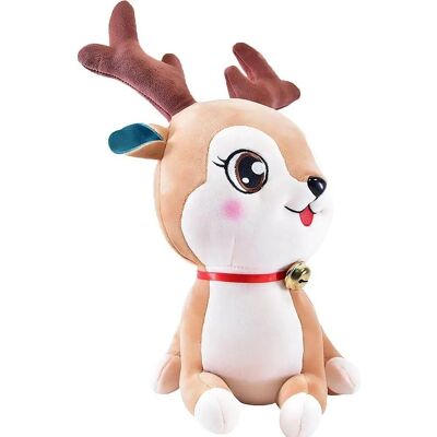 Kögler Weihnachts Plüschtier, Hirsch mit Glöckchen - Kuscheltier für Winter Kögler Weihnachts Plüschtier, Hirsch mit Glöckchen - Kuscheltier für Winter
